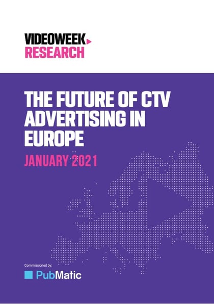 Cover for Future of CTV Advertising in Europe 2021-1